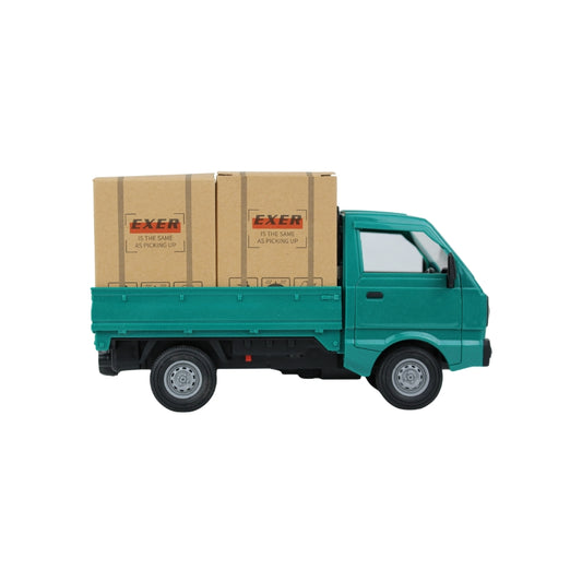 RC Delivery Truck with LED Lights, Sound, Smoke Effect & Realistic Cargo - 1:16 Scale