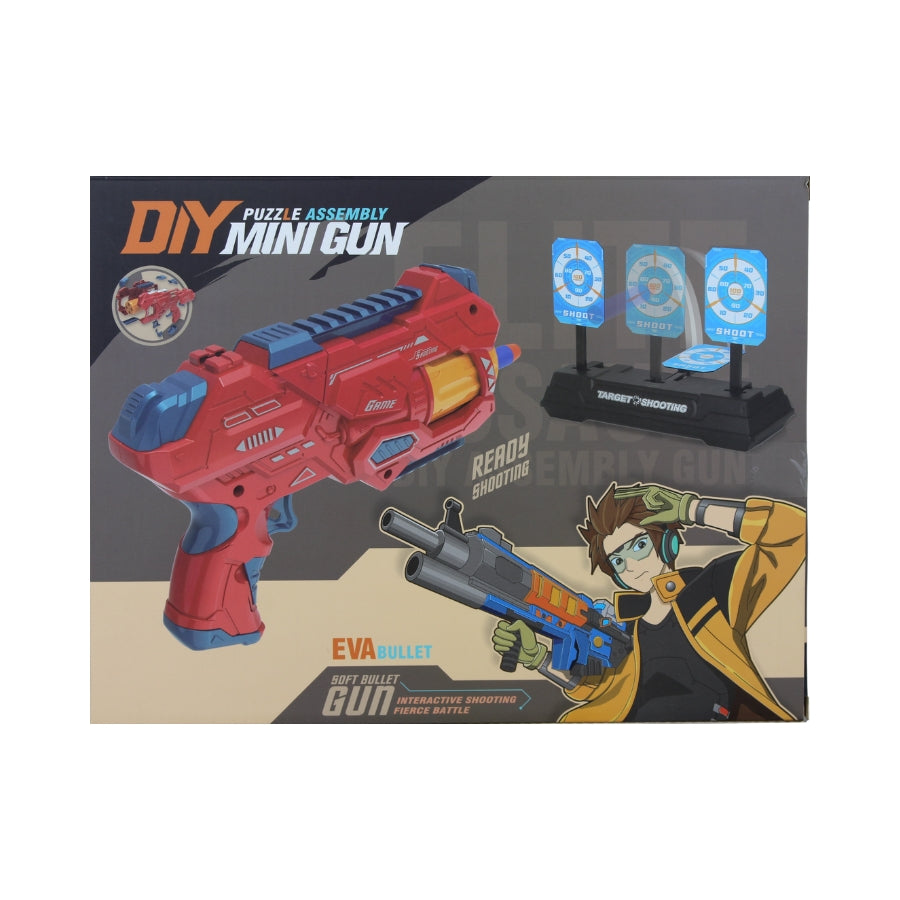 High Pressure Soft Bullet Gun + Target Object