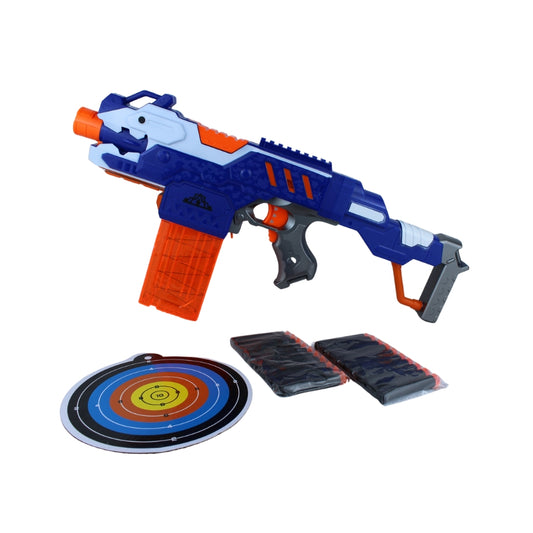 Automatic Soft Bullet Gun with Magazine – Kids Shooting Toy