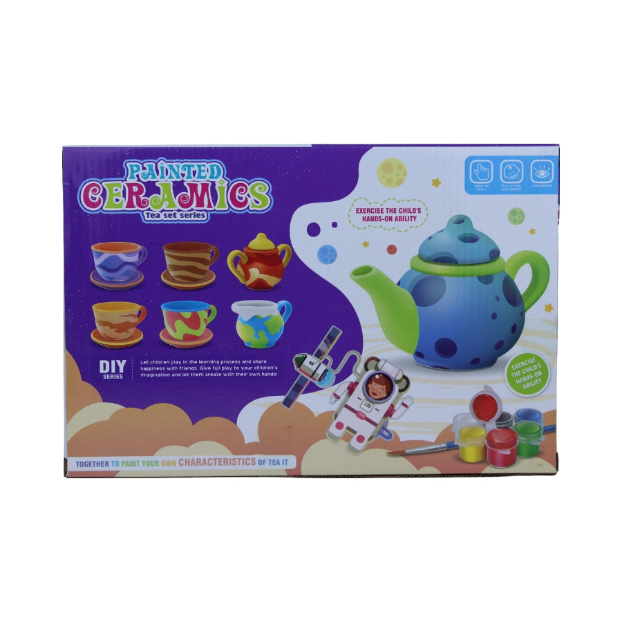 Paint-Your-Own Ceramic Tea Set