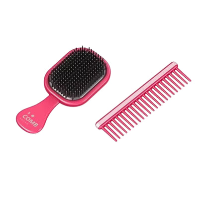 13 Pcs - Pretend Play Hair Salon Set for Girls with Functional Hairdryer