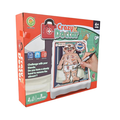 Crazy Doctor Operation Board Game - Remove the Objects Get the Buzzer