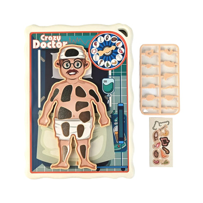 Crazy Doctor Operation Board Game - Remove the Objects Get the Buzzer