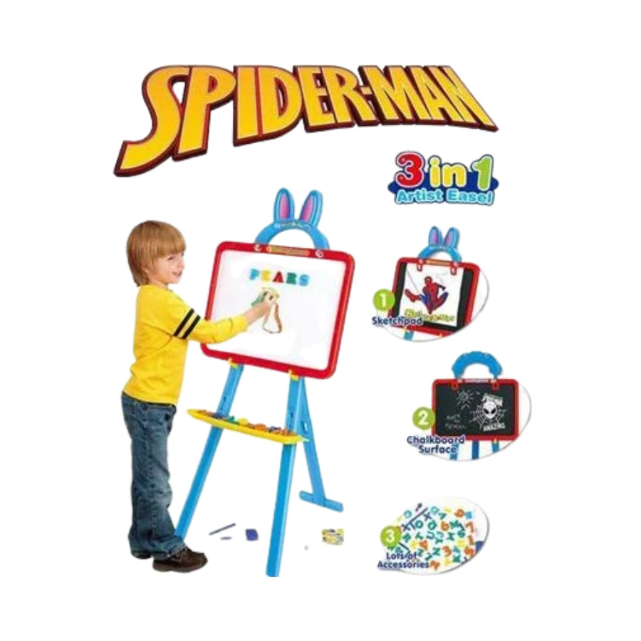 Spider-Man 3-In-1 Artist Learning Easel