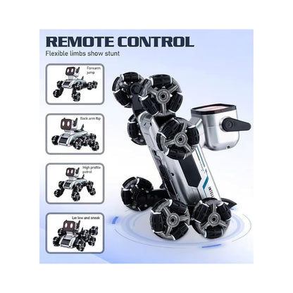 RC Stunt Robot Dog with Remote and 8WD Gesture Control