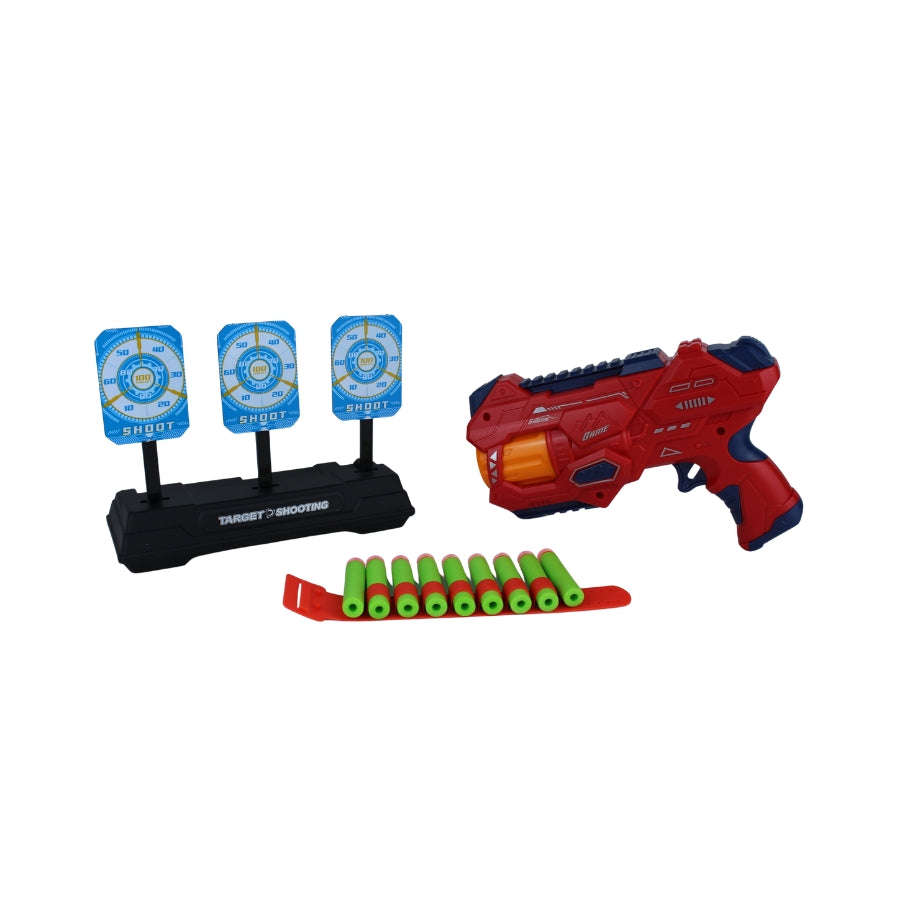 High Pressure Soft Bullet Gun + Target Object