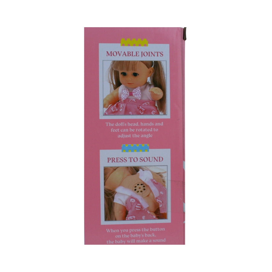 Beyond Cute Baby Doll - Deluxe Play & Care Set with Sound & Accessories
