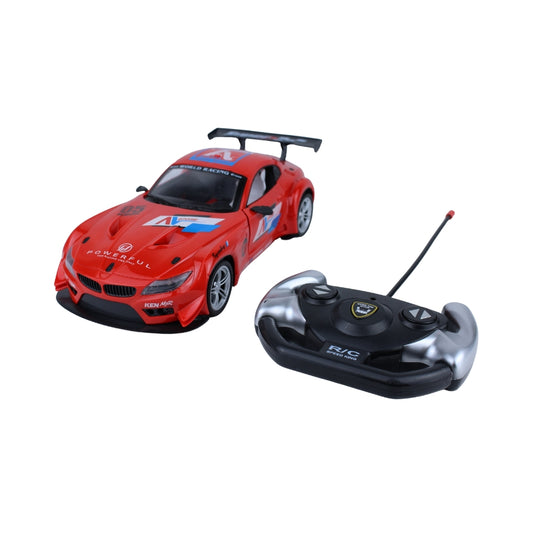 Speed King Racing Car - Remote Control Sports Car with Lights & Opening Doors
