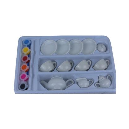 Paint-Your-Own Ceramic Tea Set