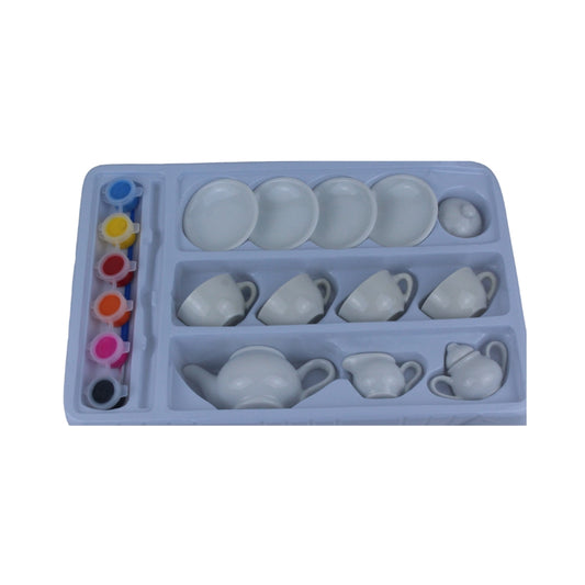 Paint-Your-Own Ceramic Tea Set