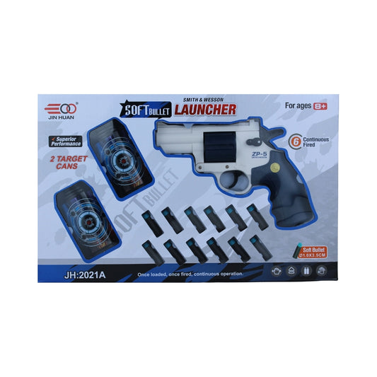 Revolver Shaped Soft Bullet Toy Gun