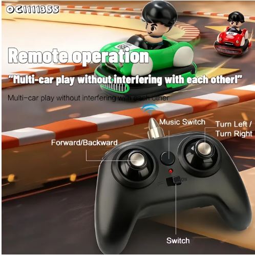 2 Player - RC Ejection Bumper Car- Fun Interactive Game