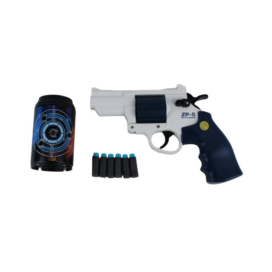 Revolver Shaped Soft Bullet Toy Gun