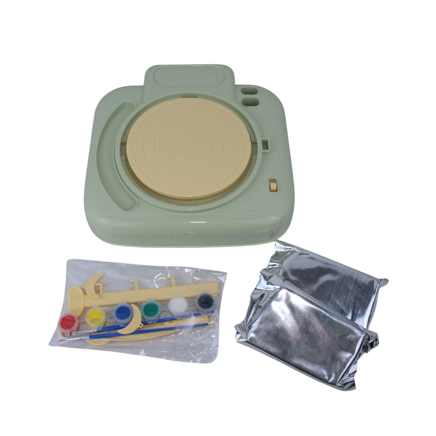 DIY Electric Pottery Wheel &amp; Painting Set